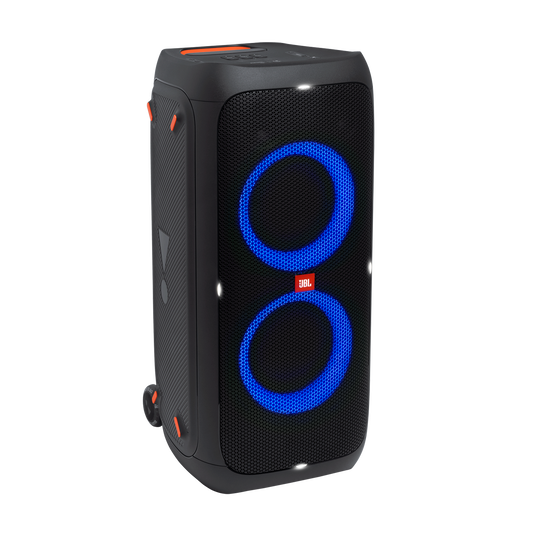 JBL Partybox 310 - Black - Portable party speaker with dazzling lights and powerful JBL Pro Sound - Hero image number null