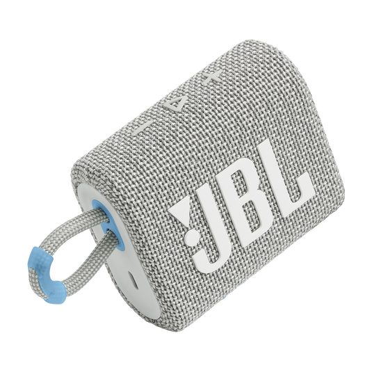 JBL Go 3 Eco - White - Ultra-portable Waterproof Speaker - Detailshot 2 image number null