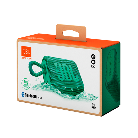 JBL Go 3 Eco - Green - Ultra-portable Waterproof Speaker - Detailshot 5 image number null