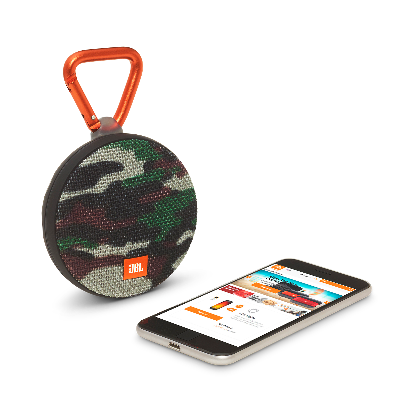 JBL Clip 2 Waterproof Ultraportable Bluetooth Speaker